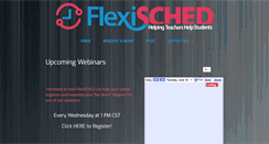 Desktop Screenshot of flexisched.net