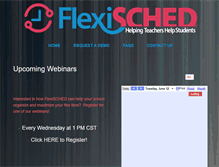 Tablet Screenshot of flexisched.net